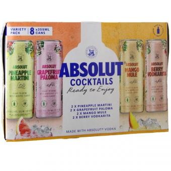 Absolut - Variety Pack 8pk NV (355ml)