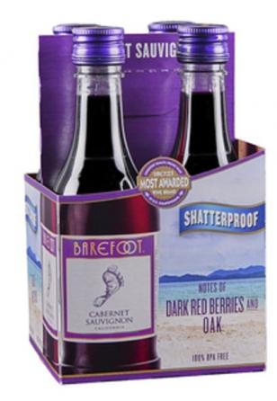 Barefoot - Cabernet Sauvignon 4 Pack NV (4 pack 187ml)