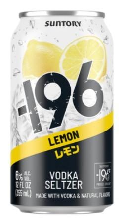 Suntory - -196 Lemon Vodka Seltzer (4 pack 355ml cans)