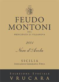 Feudo Montoni - Nero dAvola - Vrucara 2018