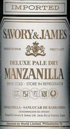 Savory & James - Manzanilla Jerez NV