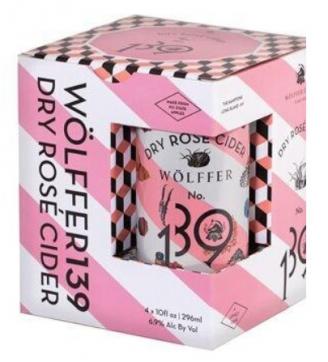 Wolffer Estate - Rose Cider NV (4 pack cans)